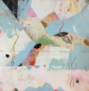 Dream Dip • 12" x 12" • Mixed Media on Panel • 2018 • #18-2