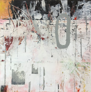 Time Travel • 12" x 12" • Mixed Media on Panel • 2018 • #18-5